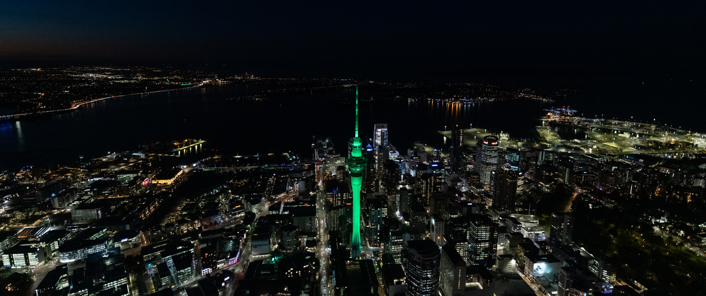 Sky Tower Aerial SKYCITY SJP 130 GREEN
